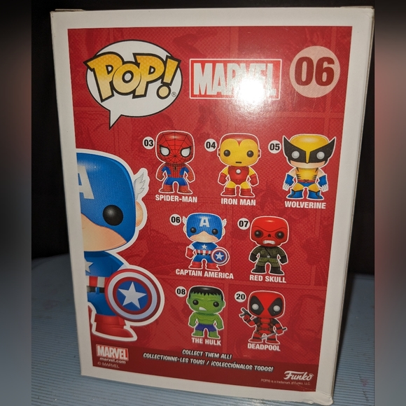 Captain America Funko Pop - Picture 2 of 2